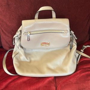 Michael Kors backpack purse - beige